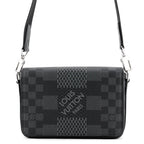 Louis Vuitton Shoulder Bag Damier Graphite 3D Studio Messenger Black
