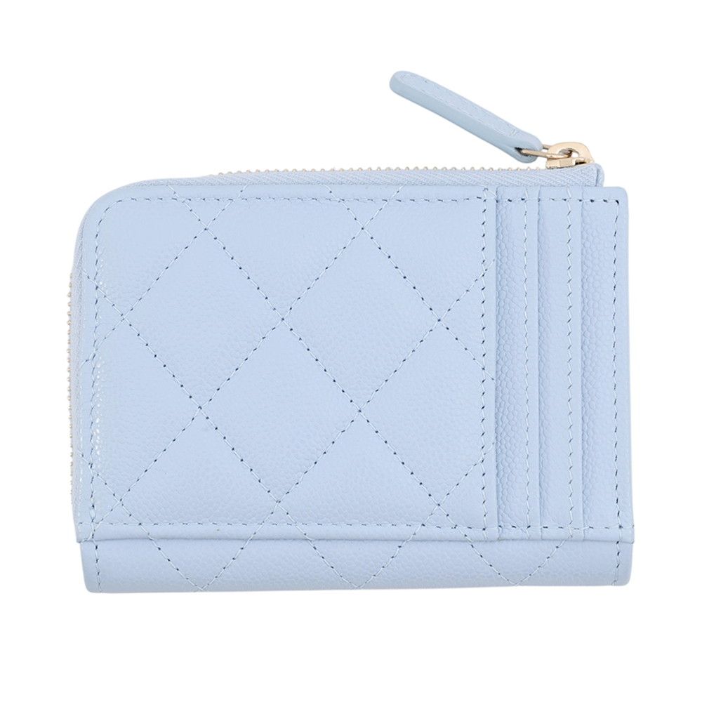 Chanel Coin Purse Quilted CC Logo Caviar Leather Fragment Case — view 3