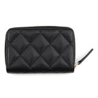 Chanel Coin Purse Quilted CC Logo Caviar Leather Rhinestone Black — view 3