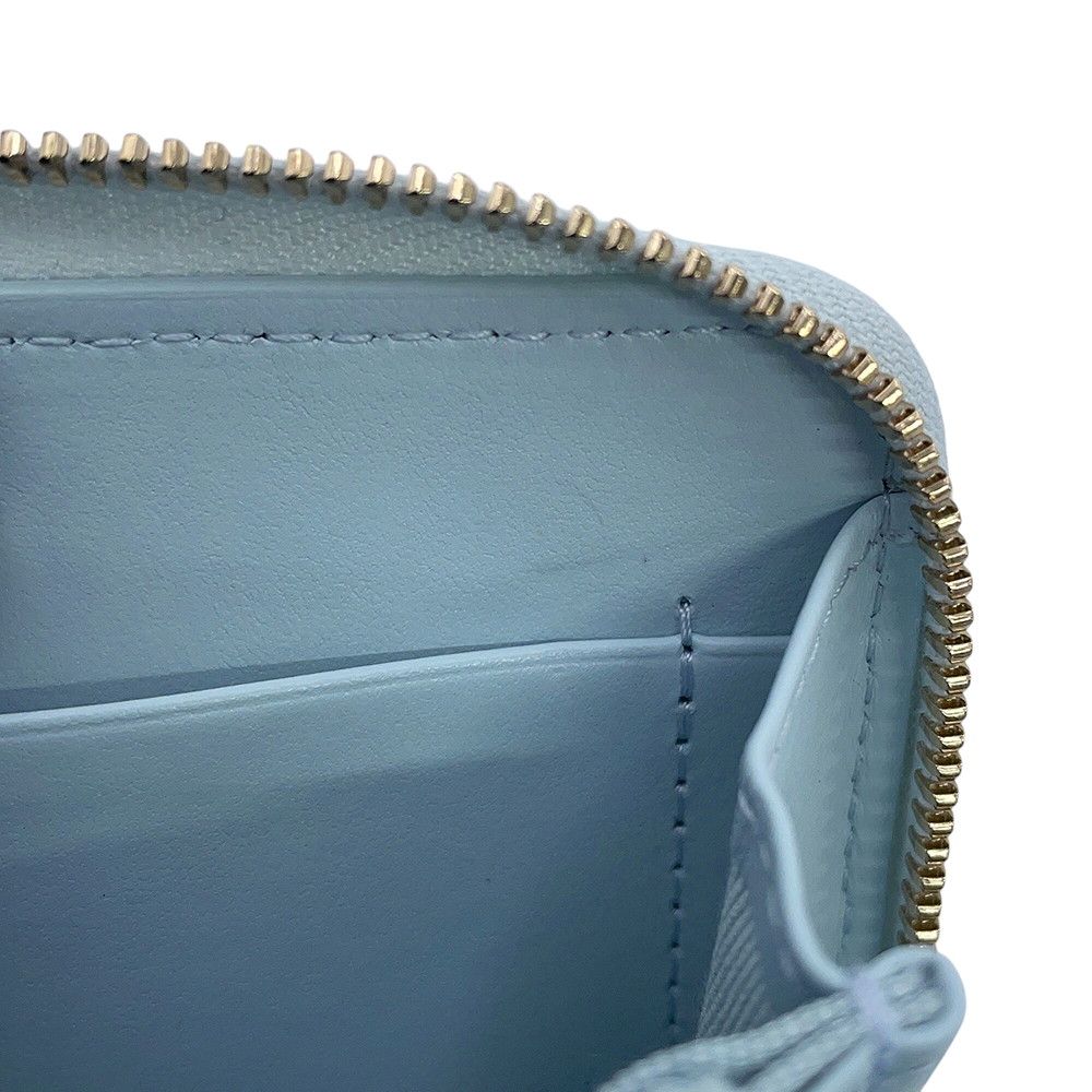 Chanel Coin Purse CC Logo Quilted Zip Rhinestone Caviar Leather — view 6