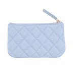 Chanel Pouch Classic Small Zip Quilted CC Logo Caviar Leather — view 3