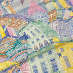Hermes Scarf Carre 90 White Multi les Folies du Faubourg — view 4