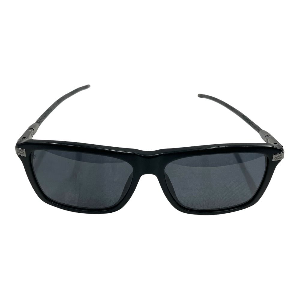 Louis Vuitton Damier Graphite Alliance Sunglasses Eyewear 55 16 Black — view 2