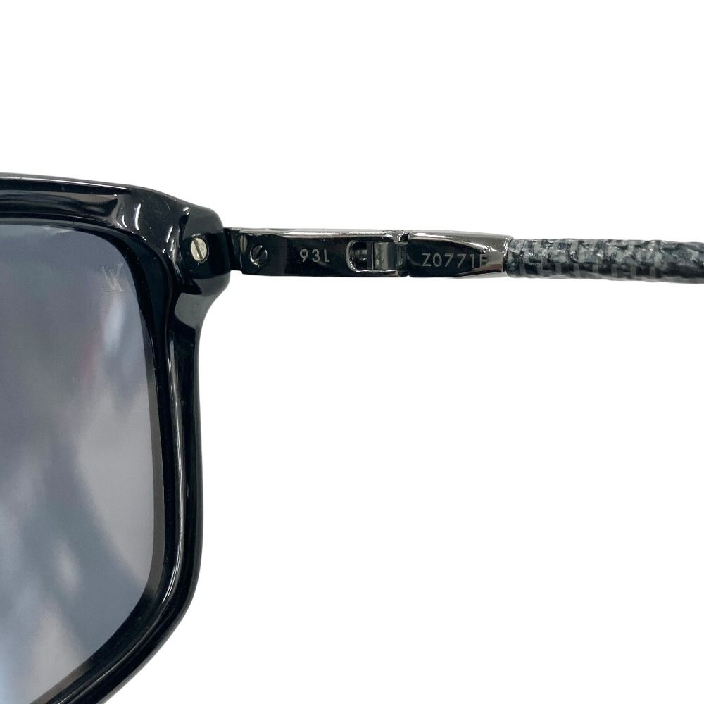 Louis Vuitton Damier Graphite Alliance Sunglasses Eyewear 55 16 Black — view 7
