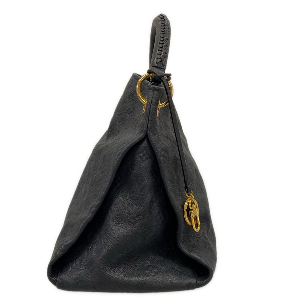Louis Vuitton Handbag Monogram Empreinte Artsy MM Black Leather — view 2