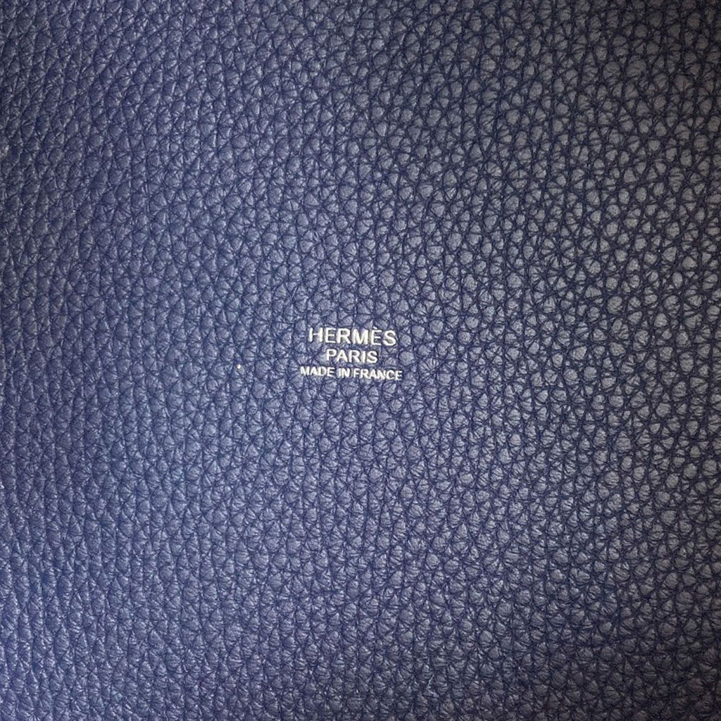Hermes Picotin Lock MM Eclat Silver Handbag Taurillon — view 6