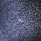 Hermes Picotin Lock MM Eclat Silver Handbag Taurillon — view 6