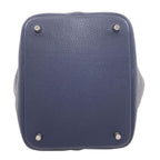 Hermes Picotin Lock MM Eclat Silver Handbag Taurillon — view 4