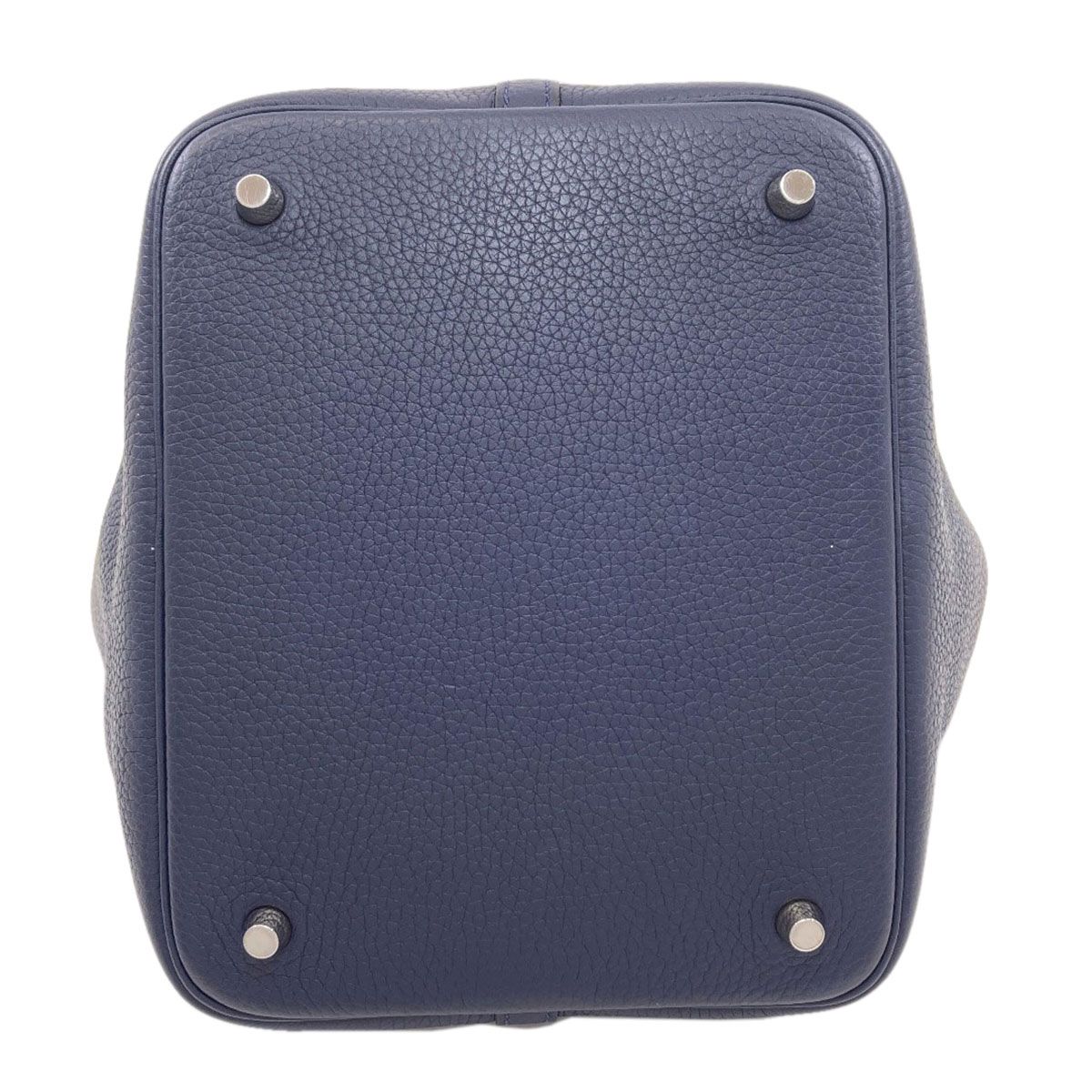 Hermes Picotin Lock MM Eclat Silver Handbag Taurillon — view 4