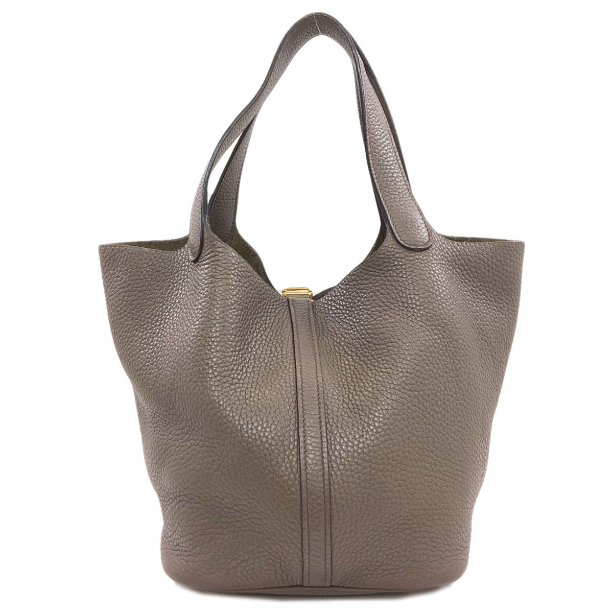 Hermes Picotin Lock MM Gold Handbag Taurillon — view 2