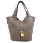Hermes Picotin Lock MM Gold Handbag Taurillon