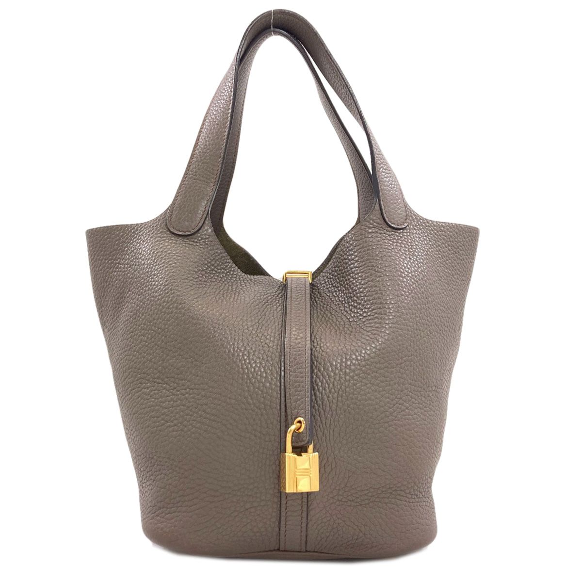 Hermes Picotin Lock MM Gold Handbag Taurillon