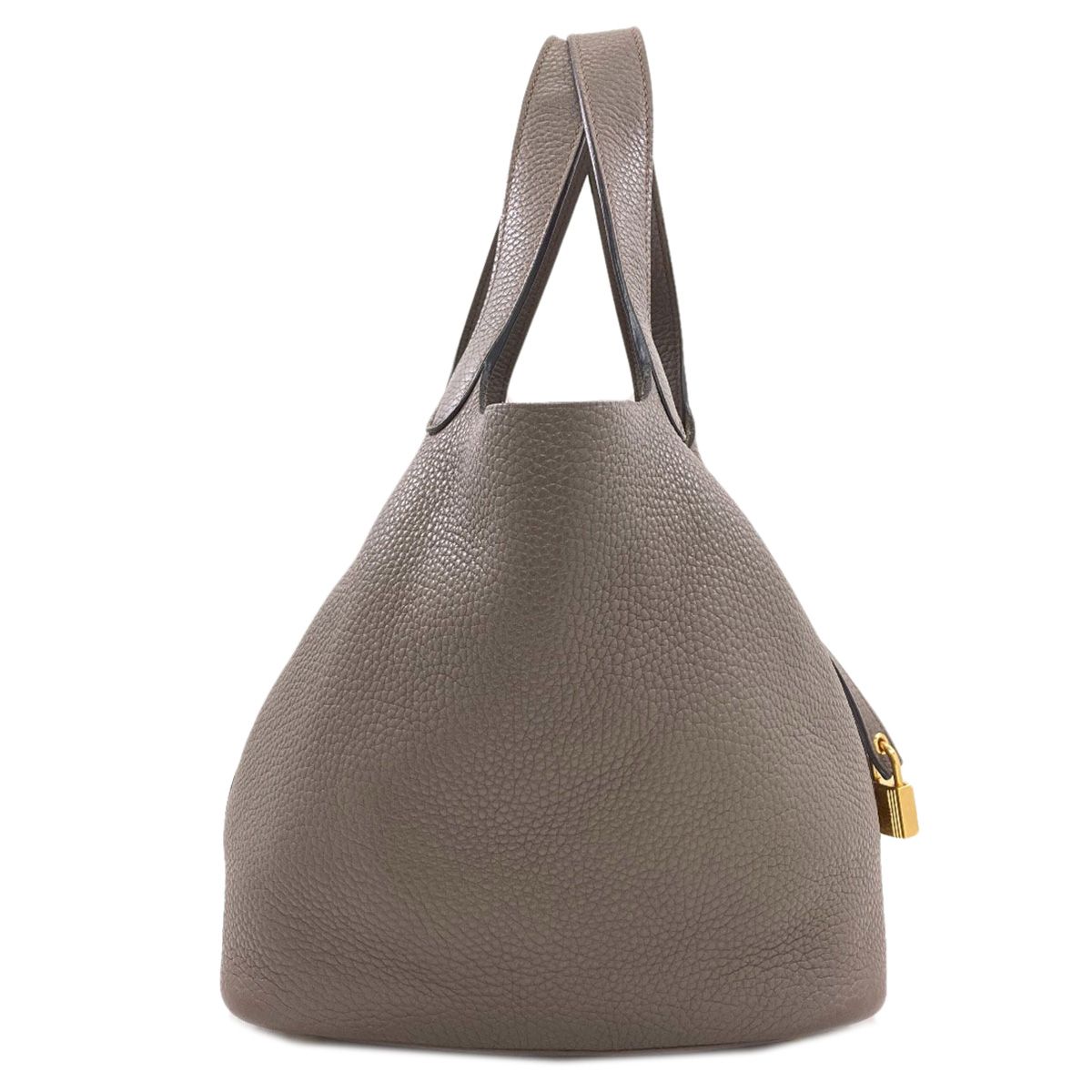 Hermes Picotin Lock MM Gold Handbag Taurillon — view 3