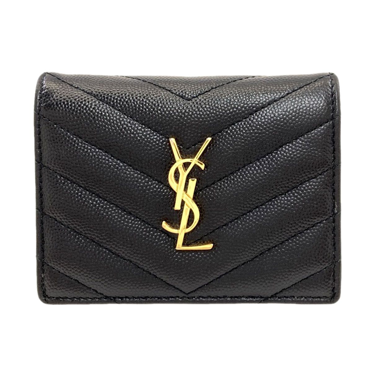 Saint Laurent Cassandra Bifold Wallet Leather