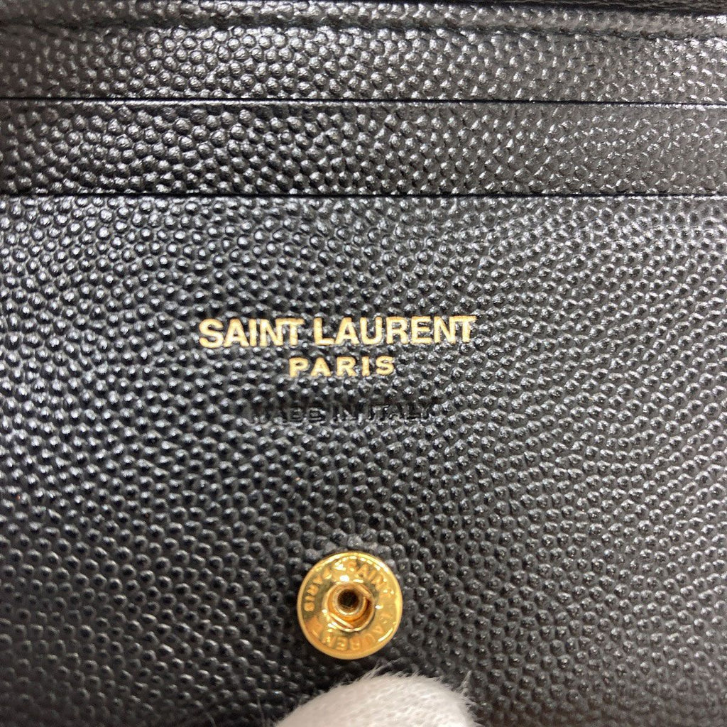 Saint Laurent Cassandra Bifold Wallet Leather — view 7