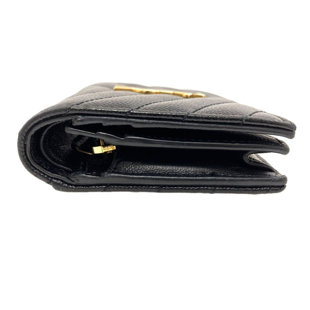 Saint Laurent Cassandra Bifold Wallet Leather — view 3