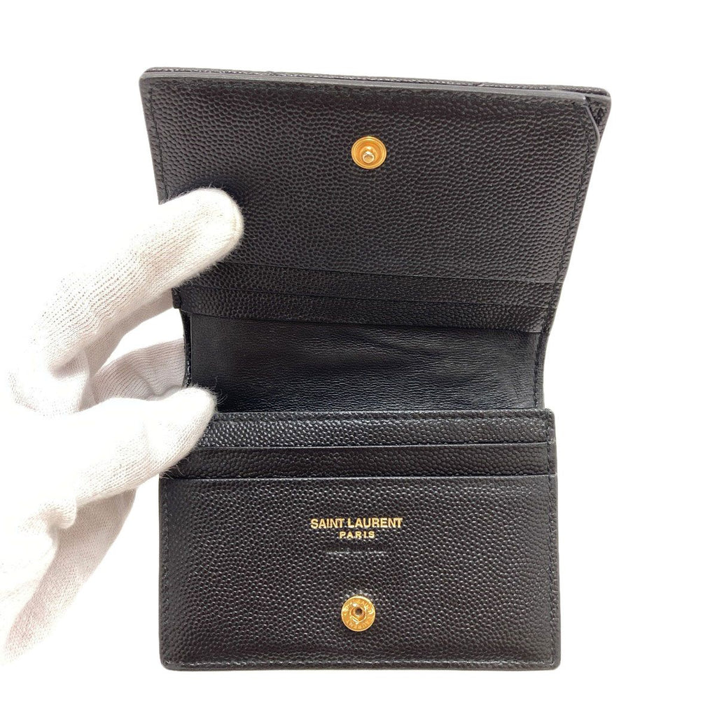 Saint Laurent Cassandra Bifold Wallet Leather — view 4