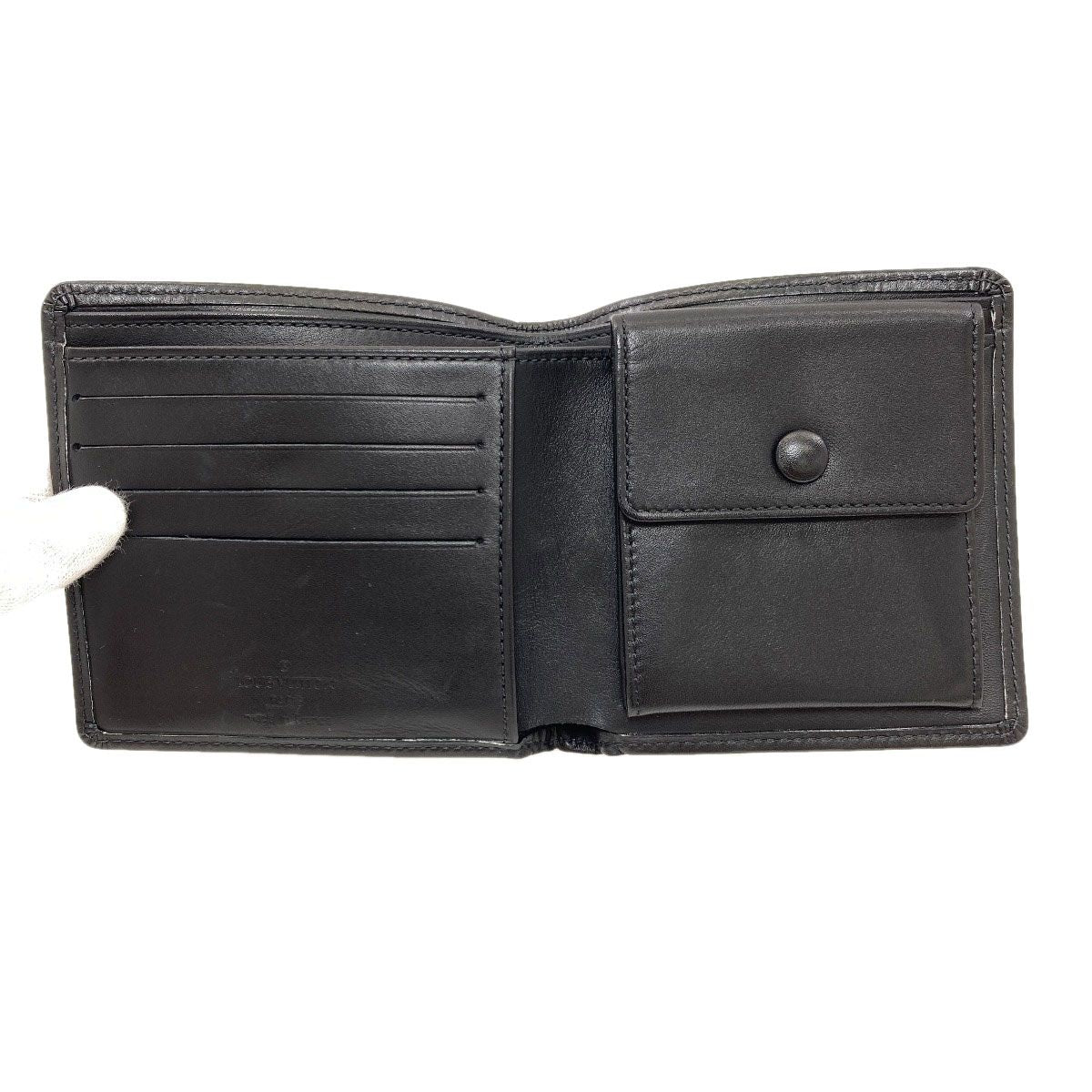 Louis Vuitton Portefeuille Marco Bifold Wallet Nappa Leather — view 4