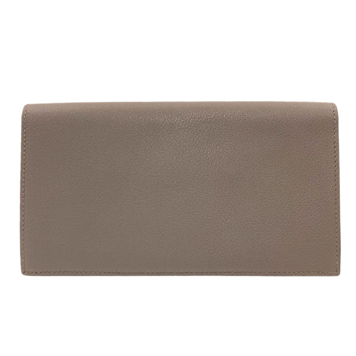 Hermes Citizen Twill Long Etain Silver Wallet Evercolor — view 2
