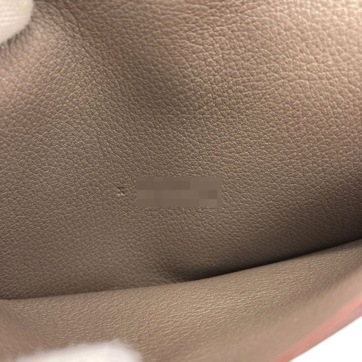 Hermes Citizen Twill Long Etain Silver Wallet Evercolor — view 8