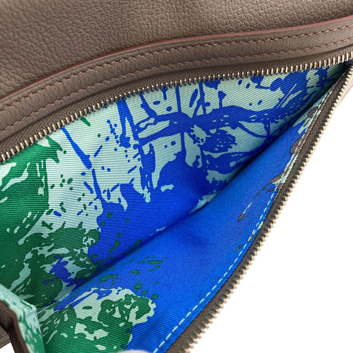 Hermes Citizen Twill Long Etain Silver Wallet Evercolor — view 5