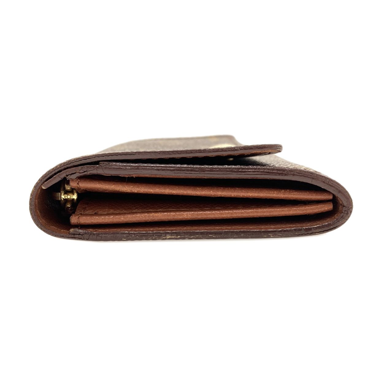 Louis Vuitton Porto Monnaie Zip Bifold Wallet Monogram Canvas — view 3