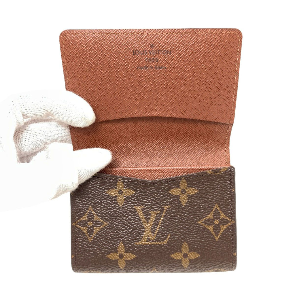 Louis Vuitton Envelope Business Card Holder Case Monogram Canvas — view 4