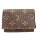 Louis Vuitton Envelope Business Card Holder Case Monogram Canvas