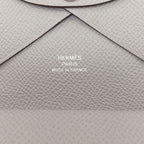 Hermes Kaldi Duo Silver Card Case Epsom — view 6