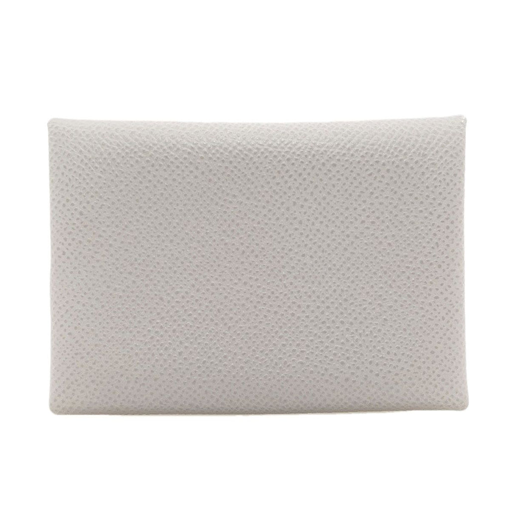 Hermes Kaldi Duo Silver Card Case Epsom