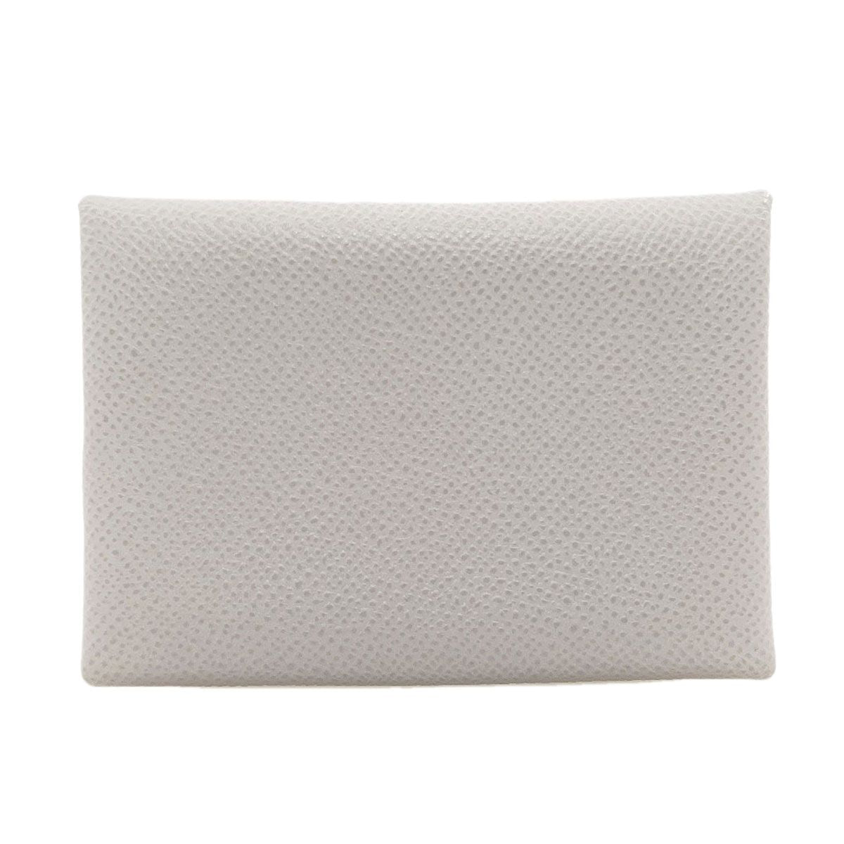 Hermes Kaldi Duo Silver Card Case Epsom