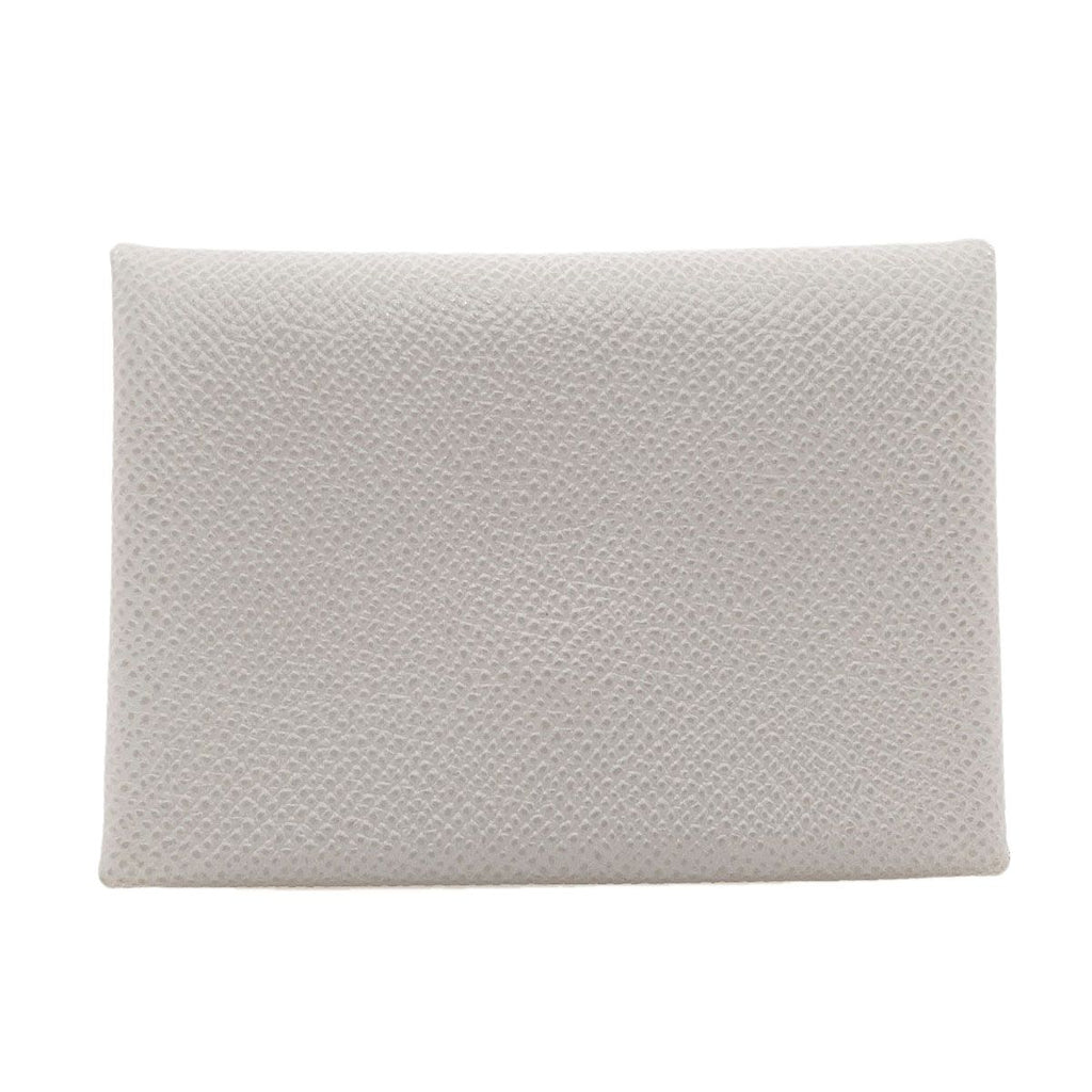 Hermes Kaldi Duo Silver Card Case Epsom — view 2