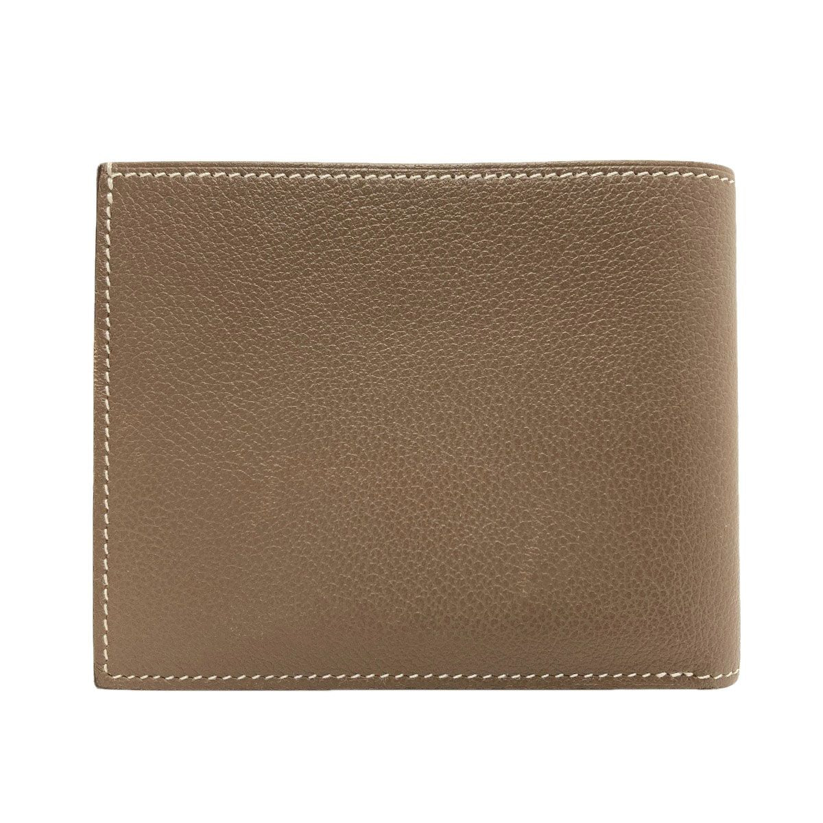 Hermes Citizen Twill Compact Silk'in Etaupe Bifold Wallet Taurillon Clemence — view 2