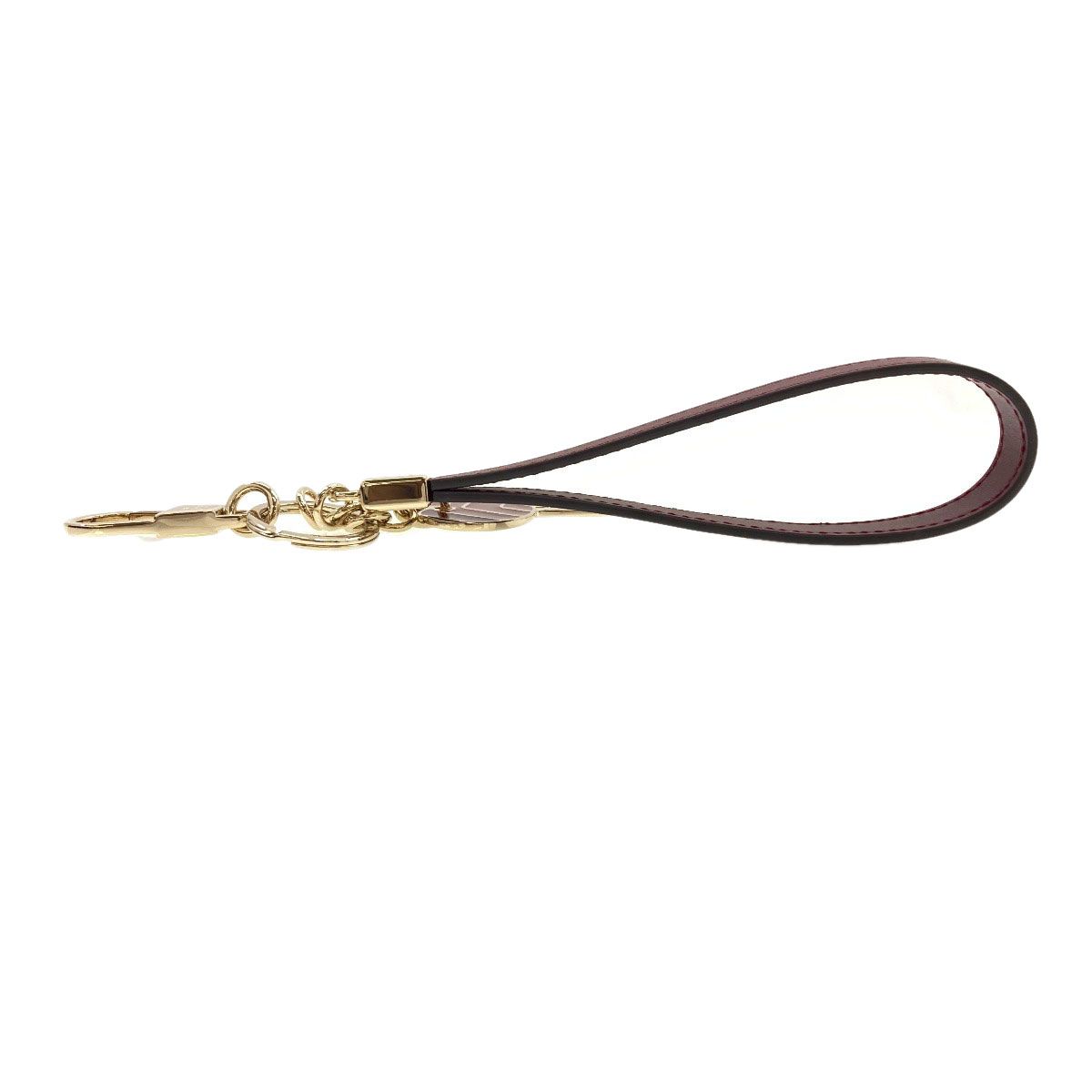 Gucci Heart Shape Key Chain Key Holder Leather Metal — view 3