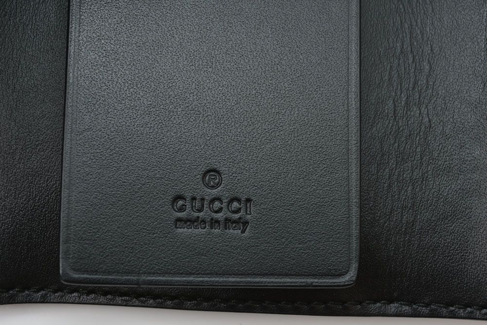 Gucci Key Case Key Holder Guccissima Leather Black — view 3