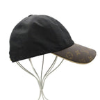 Louis Vuitton Cap LV Get Ready Monogram Leather Silk Blend Baseball Cap Hat — view 4