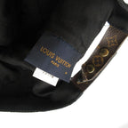 Louis Vuitton Cap LV Get Ready Monogram Leather Silk Blend Baseball Cap Hat — view 8
