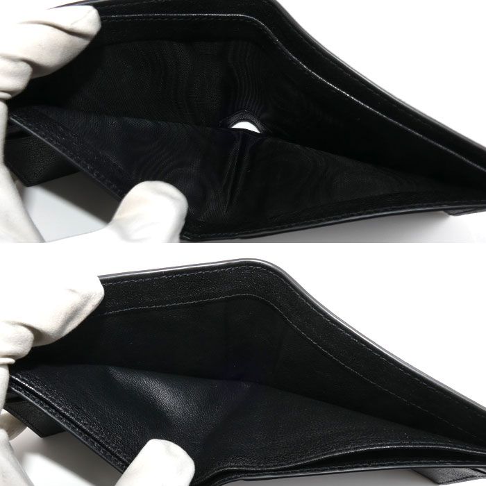 Saint Laurent Star Motif Bifold Wallet Black — view 6