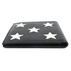 Saint Laurent Star Motif Bifold Wallet Black — view 3