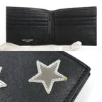 Saint Laurent Star Motif Bifold Wallet Black — view 5