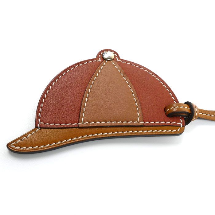 Hermes Bag Charm Paddock Bombay Key Holder Brown — view 2