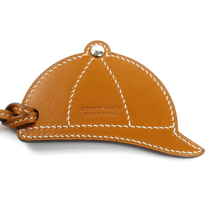 Hermes Bag Charm Paddock Bombay Key Holder Brown — view 3