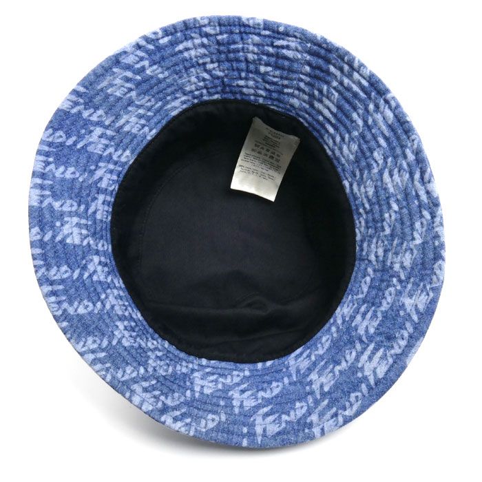 Fendi Bucket Hat Blue — view 4