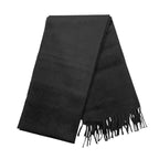 Hermes Uni Brodet Scarf 03 Noir Black Cashmere Logo — view 2