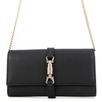 Gucci Chain Wallet Jackie 1961 Leather Black Shoulder Bag