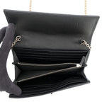 Gucci Chain Wallet Jackie 1961 Leather Black Shoulder Bag — view 6