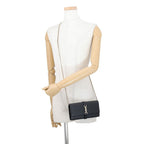 Gucci Chain Wallet Jackie 1961 Leather Black Shoulder Bag — view 4