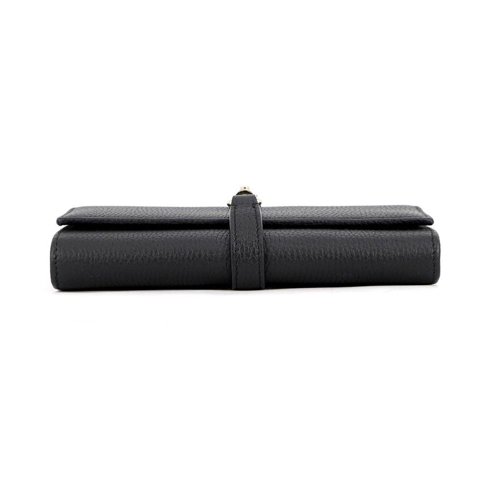 Gucci Chain Wallet Jackie 1961 Leather Black Shoulder Bag — view 3