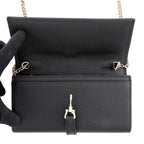 Gucci Chain Wallet Jackie 1961 Leather Black Shoulder Bag — view 5
