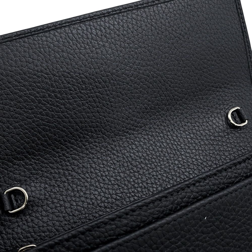 Gucci Chain Wallet Jackie 1961 Leather Black Shoulder Bag — view 7